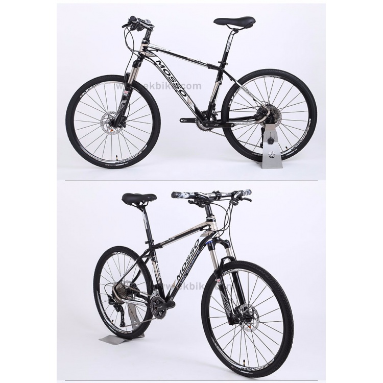 MOSSO山地车架铝合金639XC自行车车架带座束碗组水壶架单车架配件