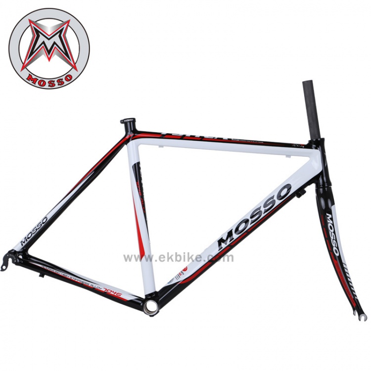 MOSSO峰大公路车架碳叉791TCA铝合金自行车车架带碗组 座束车架子