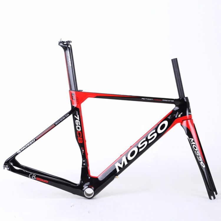 MOSSO峰大公路车架 760CB碳纤维自行车车架装车配件520mm单车车架