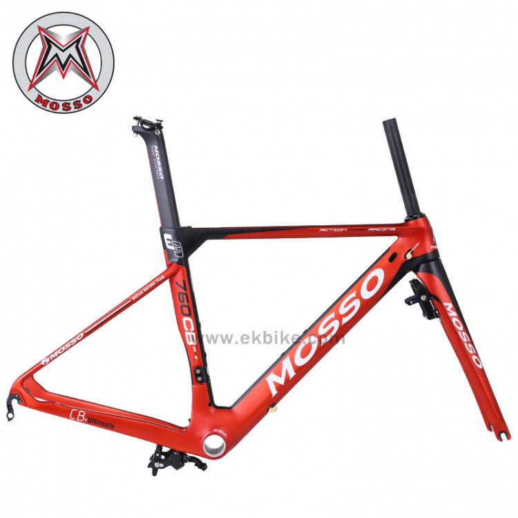 MOSSO峰大公路车架 760CB碳纤维自行车车架装车配件520mm单车车架