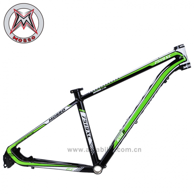 MOSSO车架铝合金山地车架27.5*16寸带座束自行车车架7519XC车架