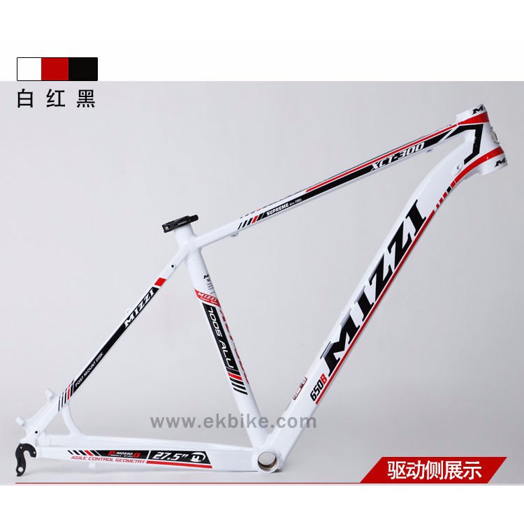 MIZZI山地车车架27.5寸轮径自行车车架XCT30015寸架高山地车车架
