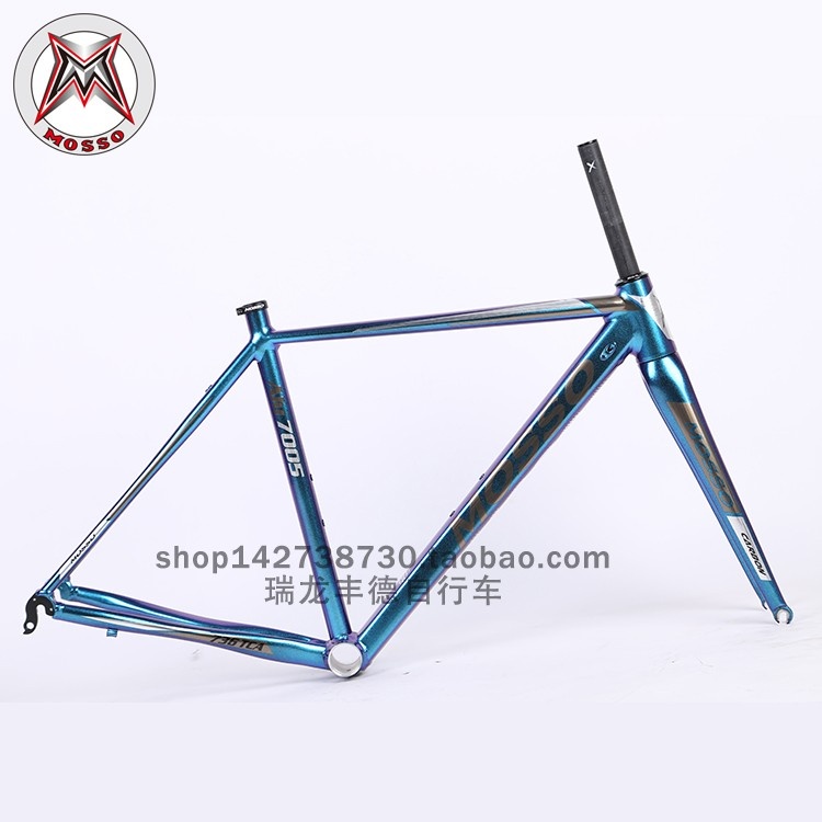台湾峰大MOSSO 736TCA公路车架 7005铝合金车架+全碳纤维前叉