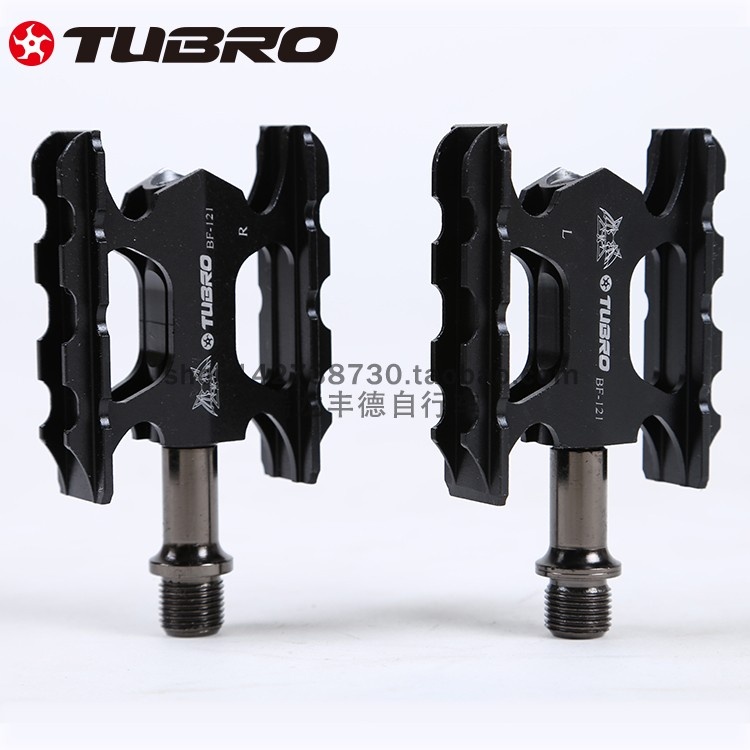 TUBRO自行车脚踏铝合金三培林脚踏BF121超轻公路车轴承脚蹬踏板
