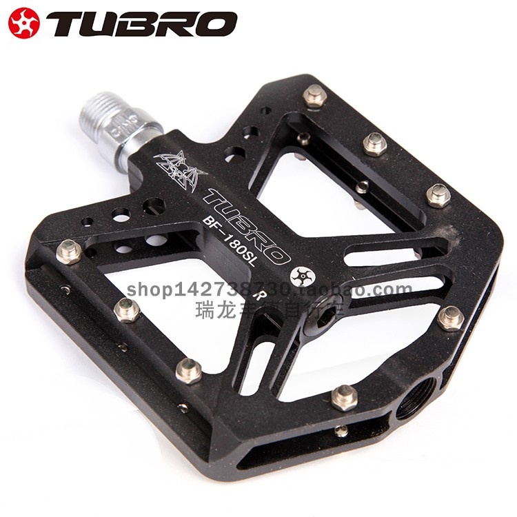 TUBRO途客脚踏山地车轴承脚踏 脚蹬BF180自行车脚踏铝合金脚蹬
