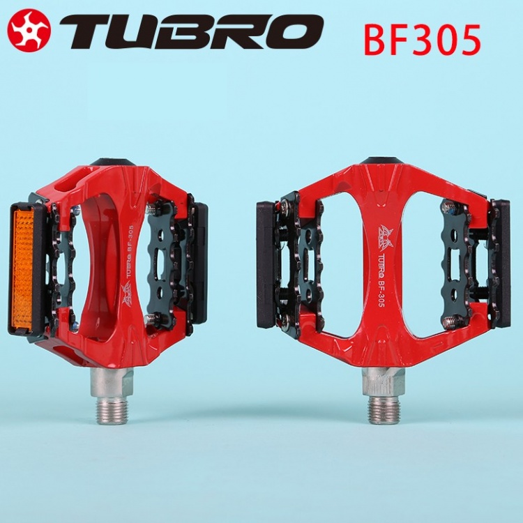 TUBRO台湾途客自行车脚踏BF305山地车带防滑齿脚踏 脚蹬骑行配件