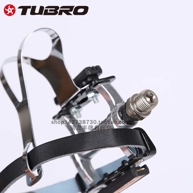 TUBRO途客脚踏BF81铝合金山地公路自行车脚踏 脚蹬 带脚套脚带