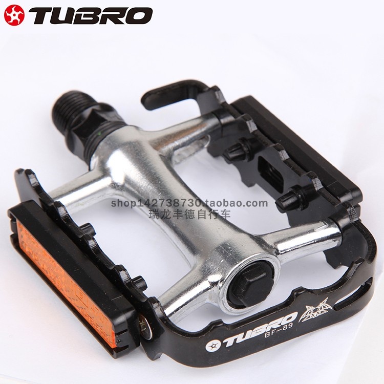 台湾TUBRO途客公路自行车脚踏BF89培林铝合金脚蹬 脚踏骑行配件