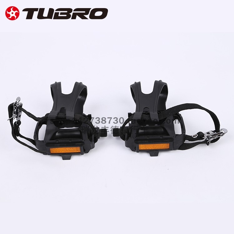 台湾TUBRO途客自行车脚踏NWZ88带脚套脚带山地公路折叠车脚蹬踏板