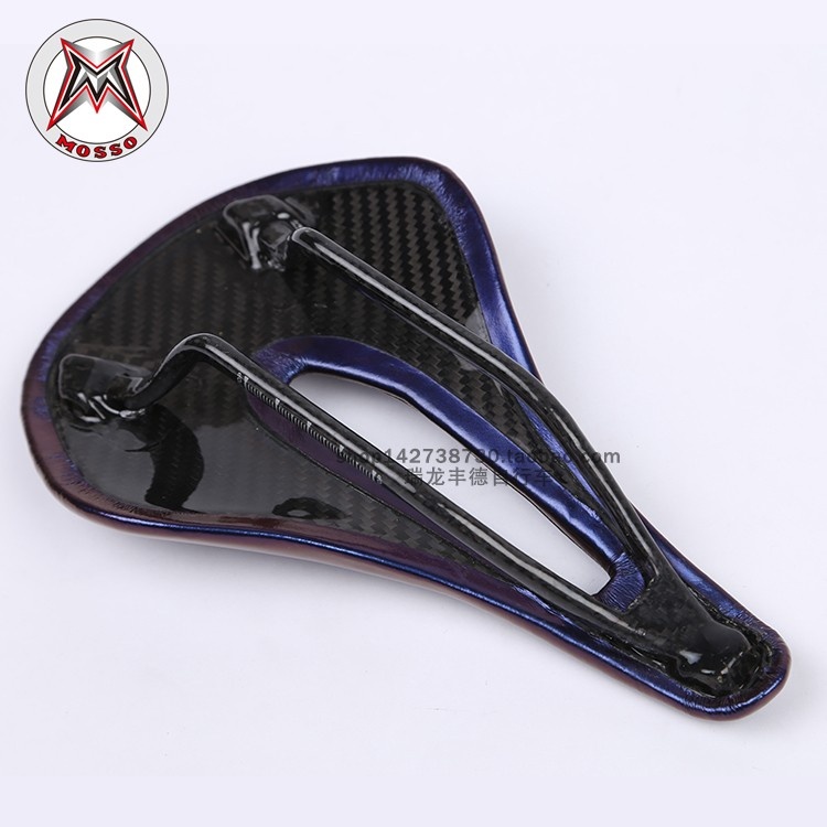 台湾MOSSO峰大山地自行车车座碳纤维变色龙车座 鞍座坐垫骑行配件