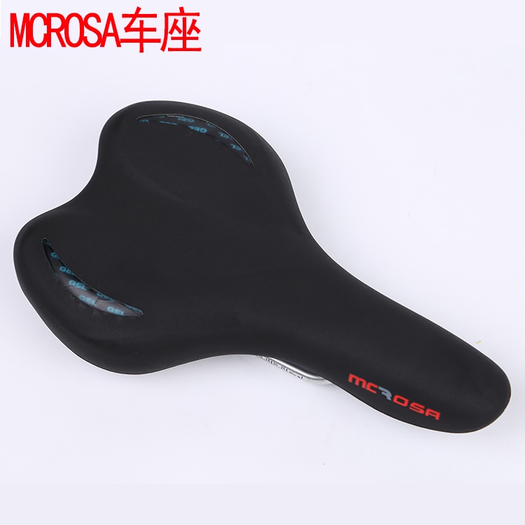 MCROSA 车座 黑弓 硅胶自行车车座 鞍座 山地车 公路车 车座