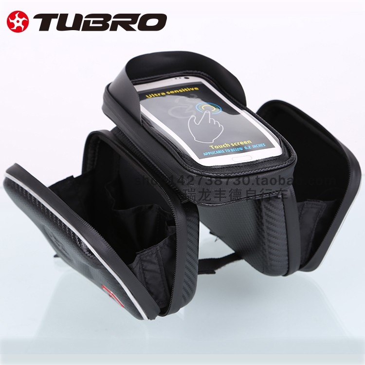 台湾TUBRO途客自行车车梁包骑行配件车包碳纤维F19自行车梁包