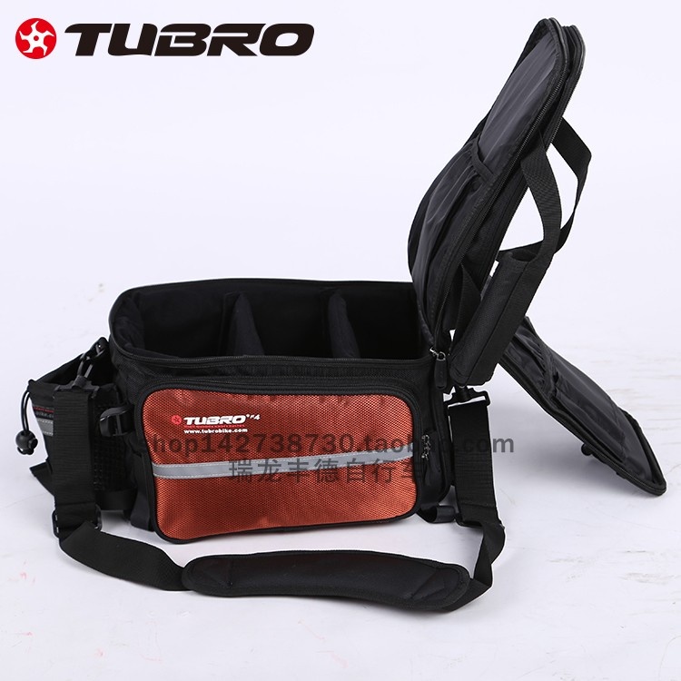 台湾TUBRO车包F4后货架包公路山地自行车通用骑行包后尾包驮包
