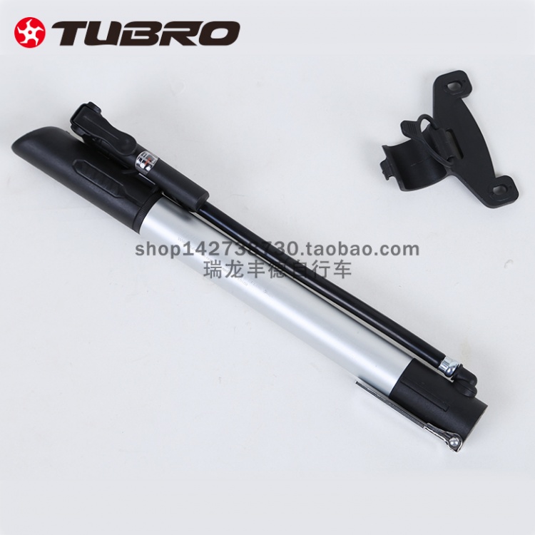 TUBRO途客便携式自行车打气筒家用轻便气压表打气筒美咀法咀通TPM207