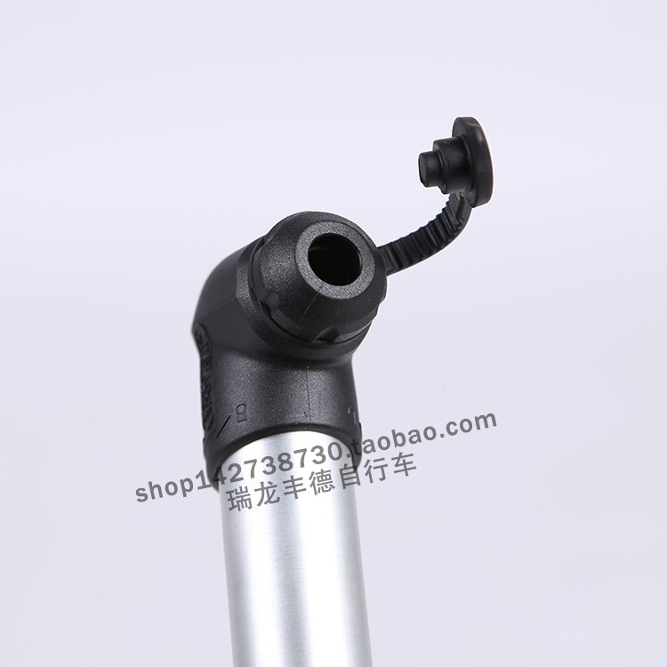 台湾BETO便携式CRH-006B自行车打气筒 铝合金伸缩智能气咀山地车气筒家用