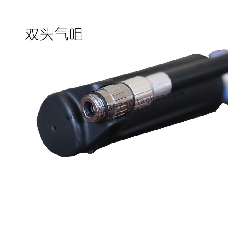 BETO自行车打气筒 双冲程软管式便携气筒 双头气咀山地公路车气筒CHMP-002AG