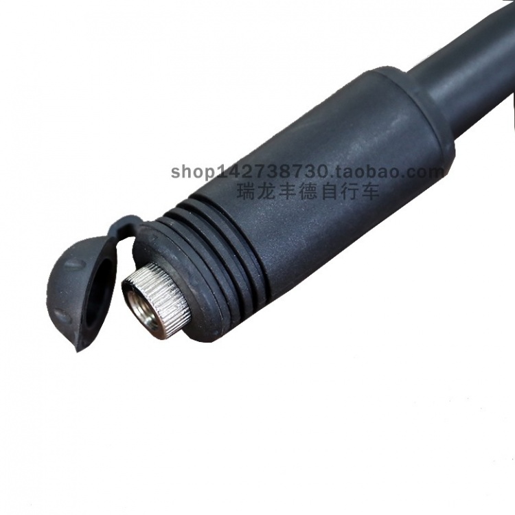 BETO便携打气筒铝合金隐藏软管山地车自行车气筒美咀法咀家用气筒CPS-005A