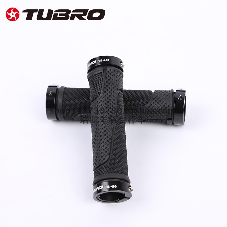 台湾TUBRO途客自行车把套TB490橡胶对锁山地公路折叠自行车把套