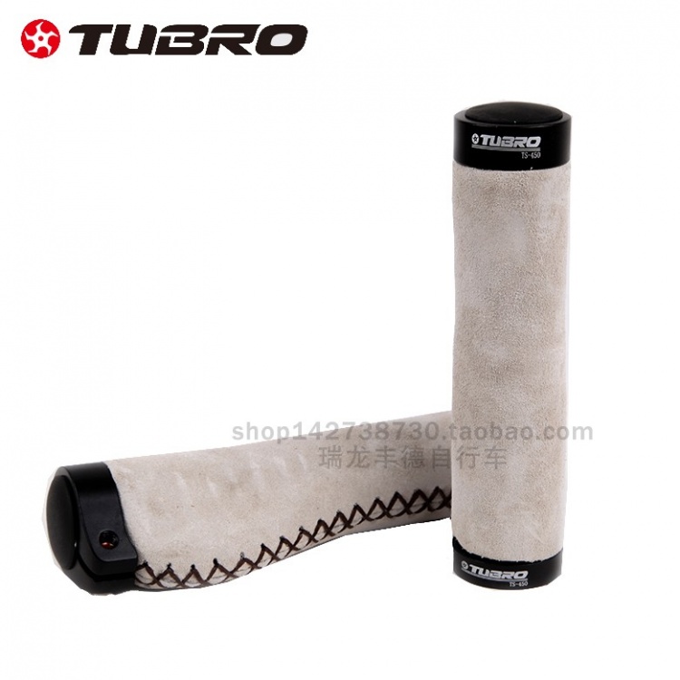 TUBRO途客对锁把套TS450牛皮山地公路折叠车 自行车把套骑行配件
