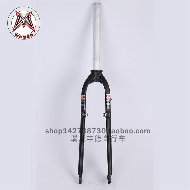 峰大MOSSO山地自行车前叉M5EV铝合金硬叉 前叉碟V 两用山地车前叉