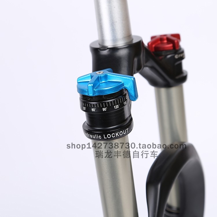 峰大MOSSO减震前叉 26FSPI铝合金前叉手动分段式肩锁山地车前叉碟刹前叉