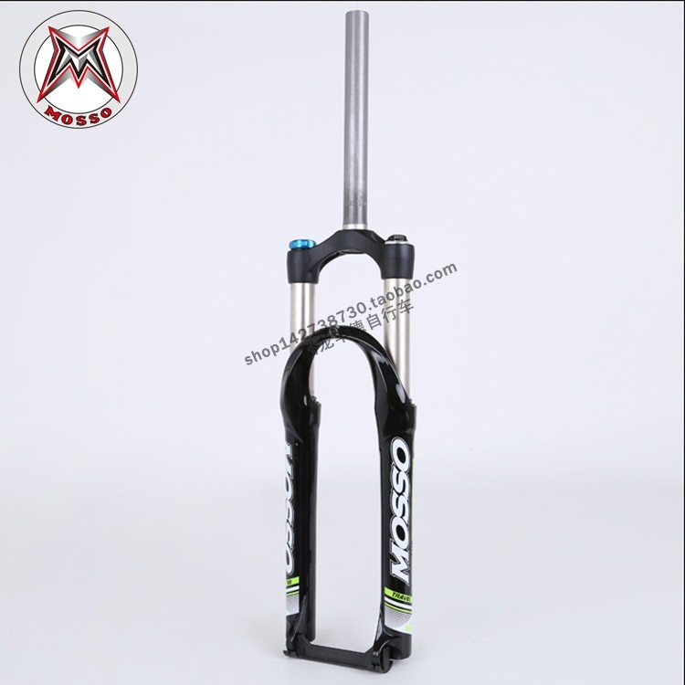 MOSSO山地减震前叉300LC肩锁旋钮 A柱碟刹设计26寸油簧自行车前叉