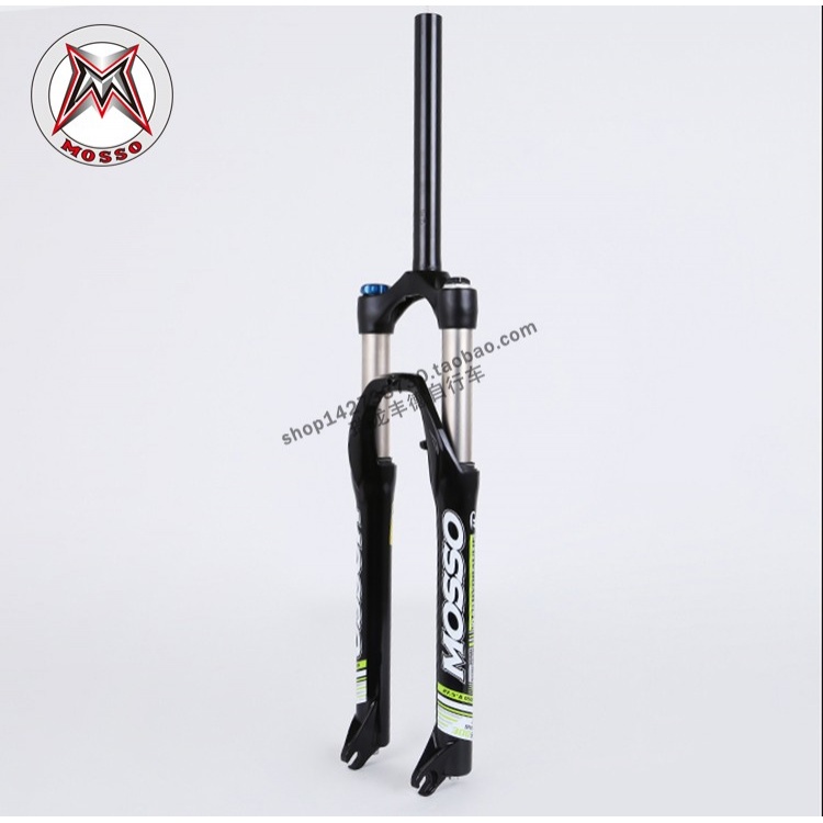 MOSSO减震前叉300SLC 锁死旋钮A柱碟刹设计 油簧27.5寸自行车前叉