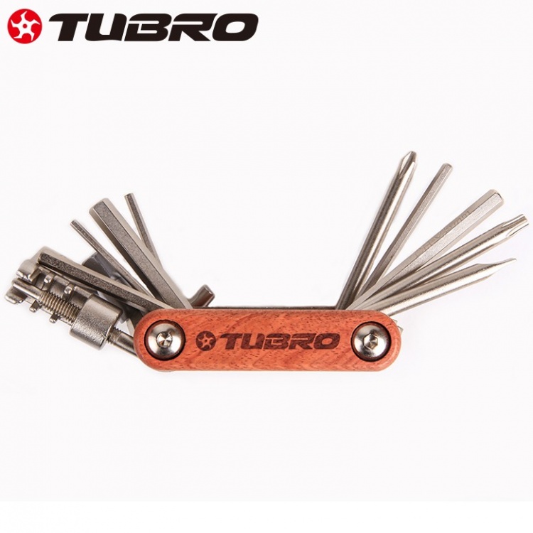 台湾TUBRO自行车多功能六角组合工具十字一字携便携式套筒TC-2122