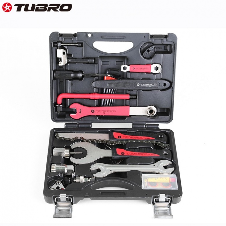 台湾TUBRO多功能工具箱山地车维修工具套装便携拆装工具套装TC2728