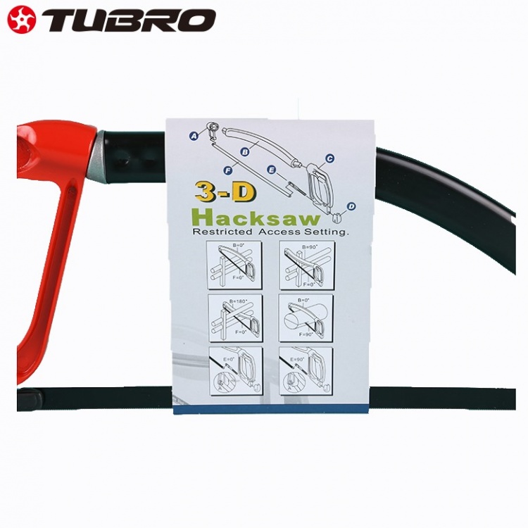 钢锯 自行车截头管钢锯家用手工钢锯手握木工锯金属切割锯子TC2128