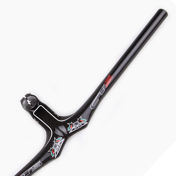 CTS自行车把横一体碳把600MM山地车把横碳铝结合越野车把横