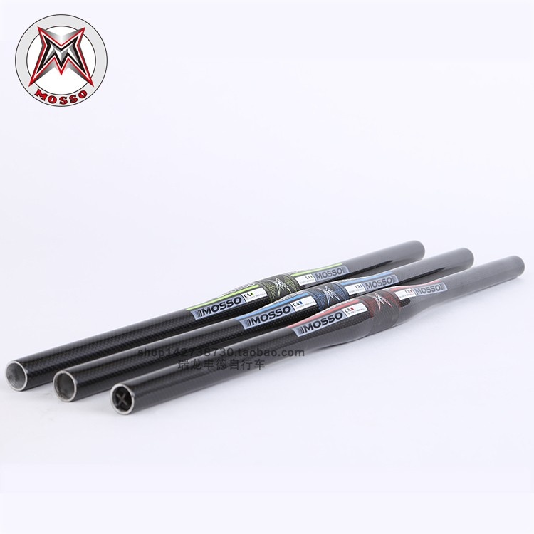 台湾MOSSO自行车车把碳纤维+铝合金直把把横31.8*600mm山地车把横
