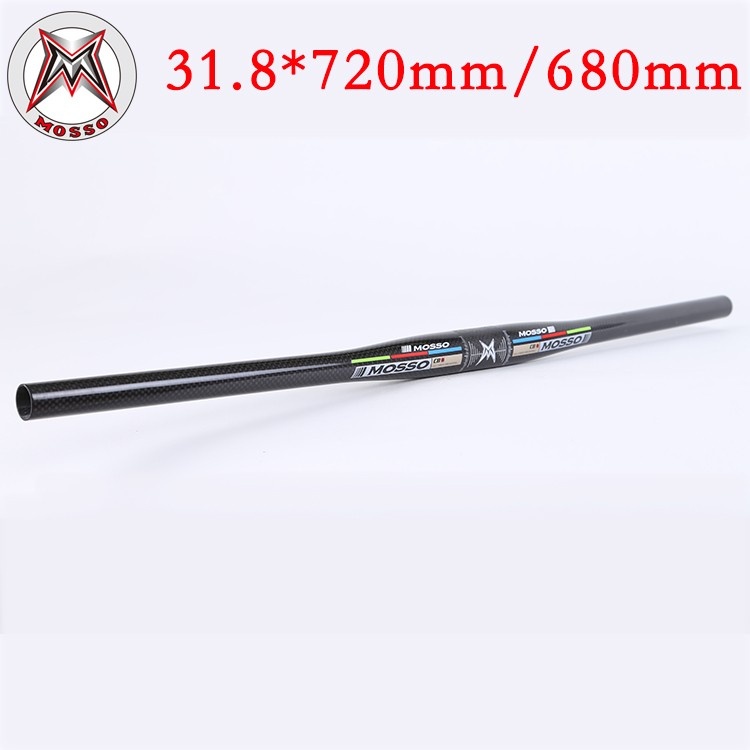 MOSSO峰大碳纤维把横 31.8*720mm/680mm 直把自行车把横