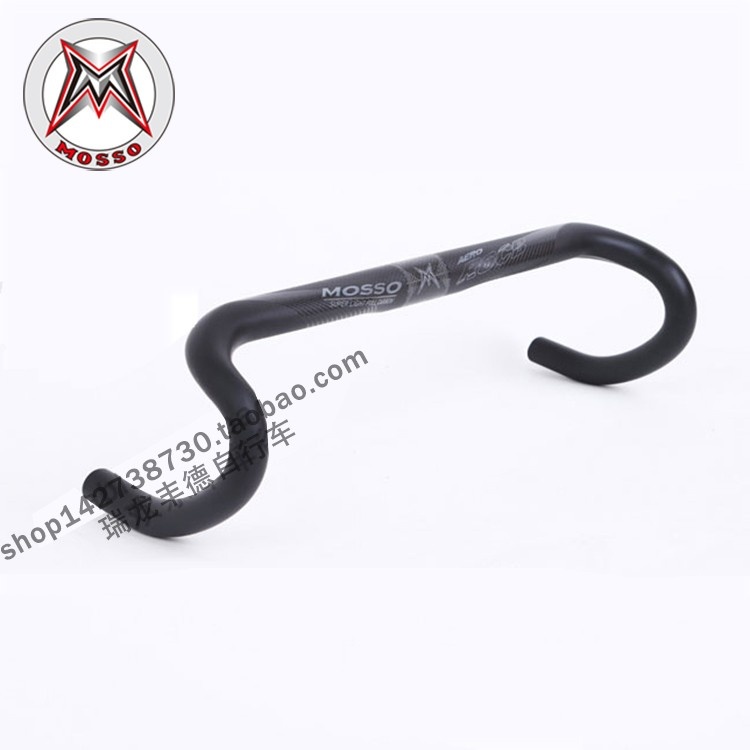 MOSSO峰大把横 公路车圆把碳纤维把横 31.8*440mm自行车把横