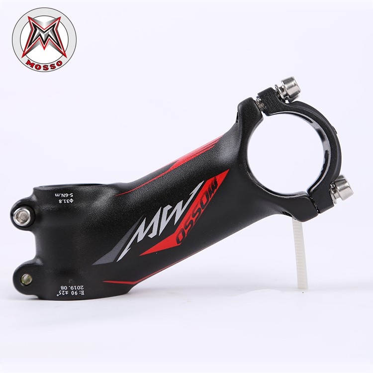 MOSSO山地车自行车25度把立31.8*90mm 铝合金公路车把立