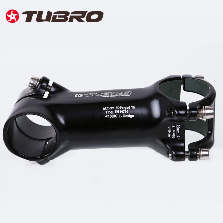 台湾TUBRO山地自行车把立XC-750铝合金31.8*90mm 亮黑公路车把立