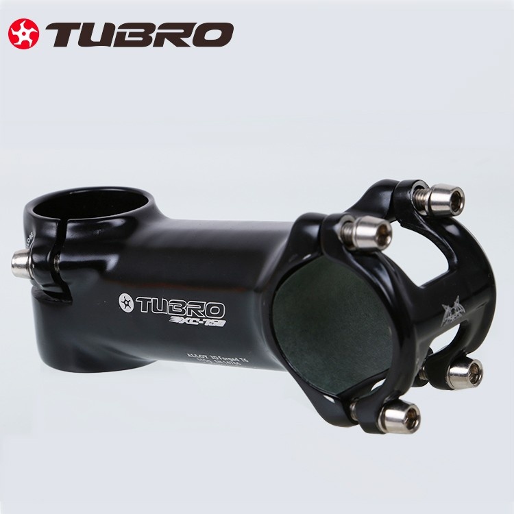 台湾TUBRO山地自行车把立XC-750铝合金31.8*90mm 亮黑公路车把立