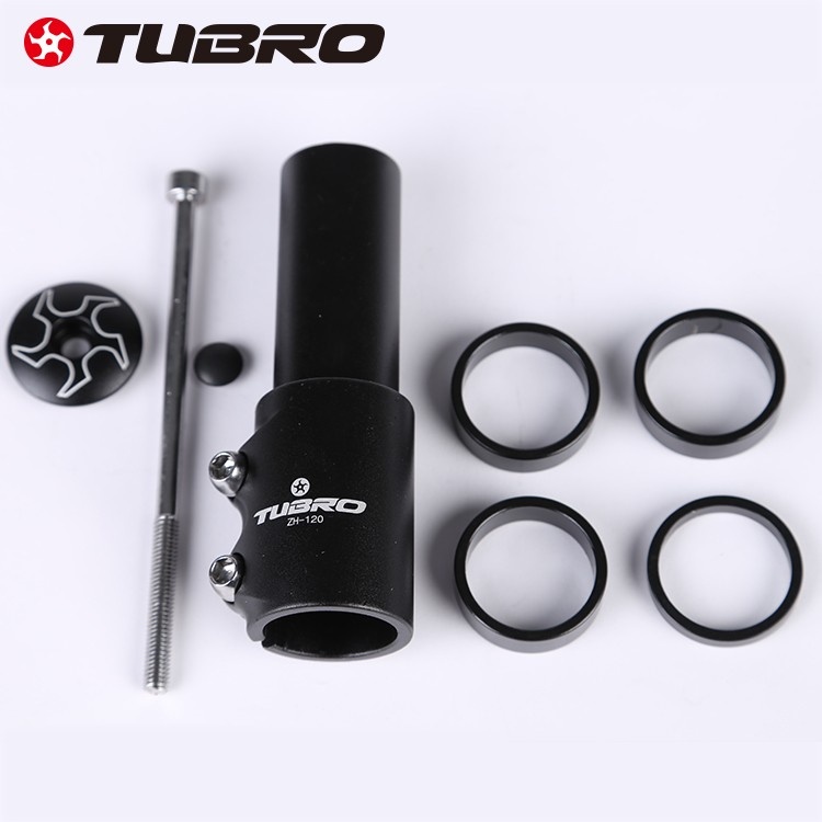 TUBRO山地车公路旅行郊游自行车把立增高器前叉头管增高器ZH-120