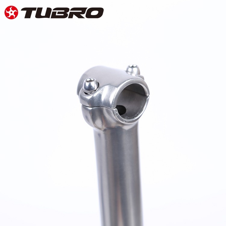 台湾TUBRO折叠自行车把立铝合金折叠山地车把立25.4mm自行车把立