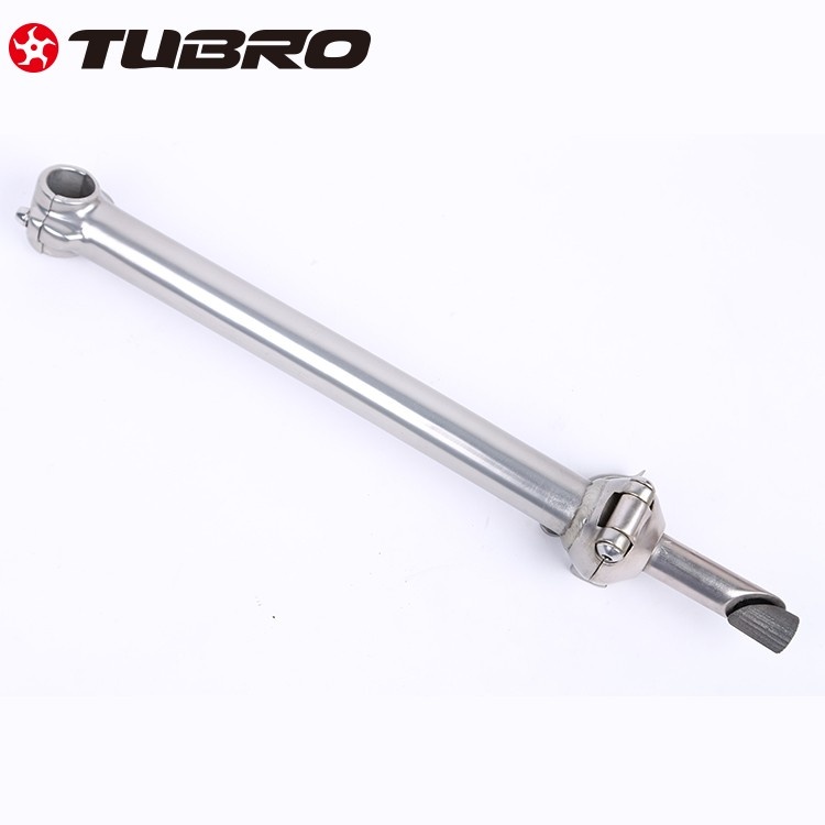 台湾TUBRO折叠自行车把立铝合金折叠山地车把立25.4mm自行车把立
