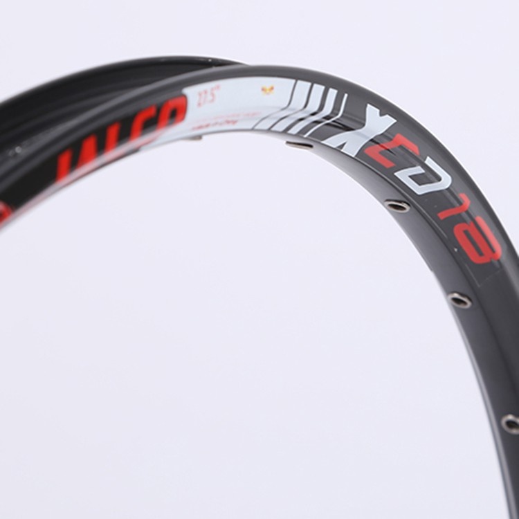 台湾展轮JALCO自行车圈26寸32孔碟刹公路车铝合金车圈黑圈