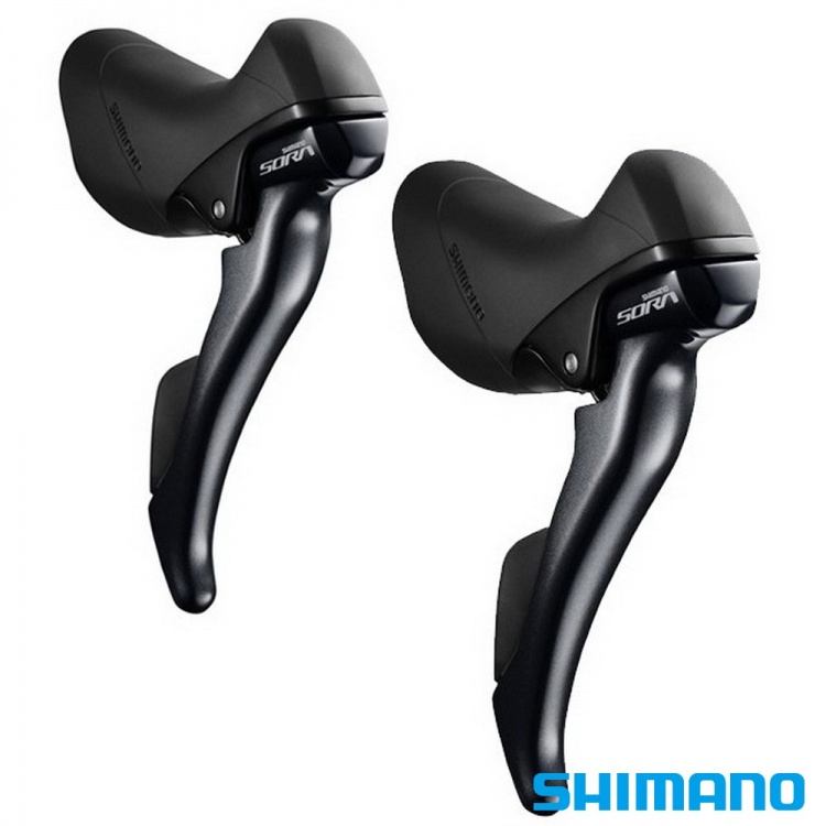 SHIMANO禧玛诺变速指拨ST-R3000变速器9段黑色山地公路车手变头