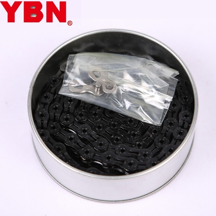 YBN雅邦超轻全镂空自行车链条9速空心轴镂空链条115节自行车链条