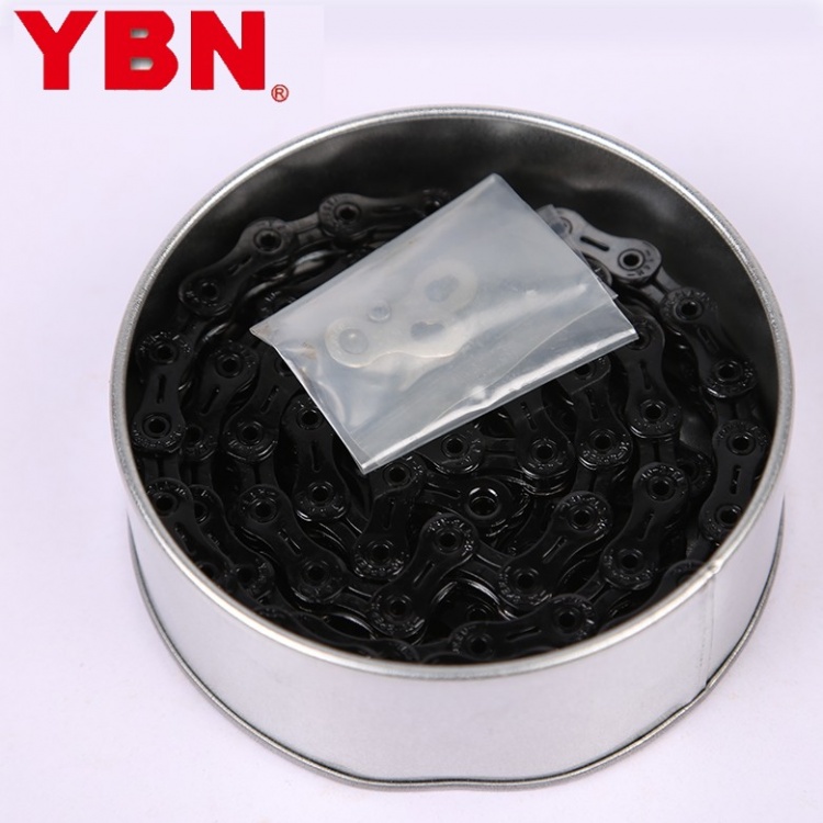 雅邦YBN SLA-101-TIB钛黑 山地公路超轻空心轴镂空10速链条