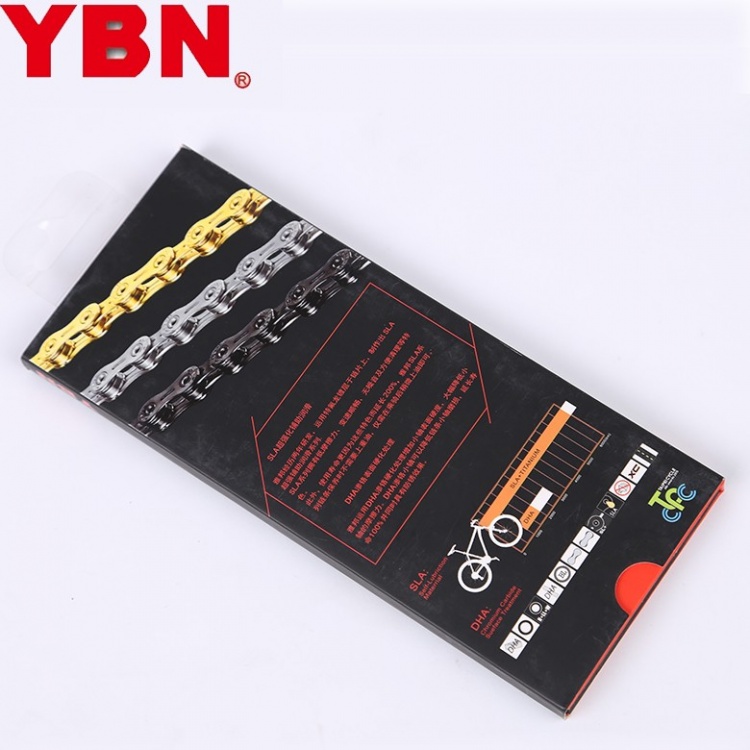 YBN雅邦链条12速空心轴 实心片 钛金自行车链条