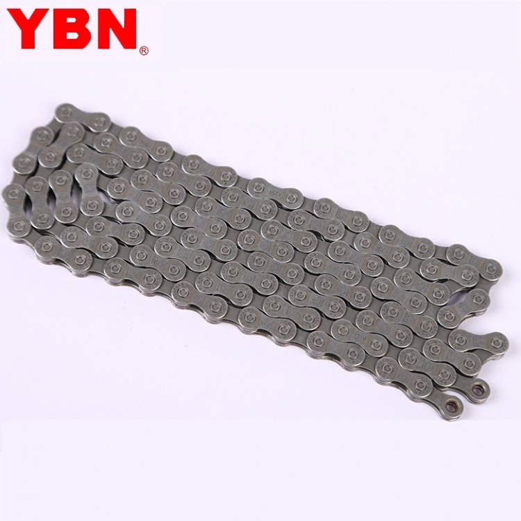 YBN雅邦链条D90带魔术扣112节9速自行车链条灰色链条