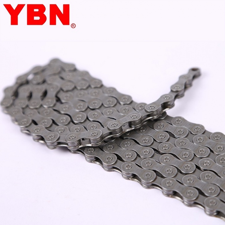 YBN雅邦链条D90带魔术扣112节9速自行车链条灰色链条