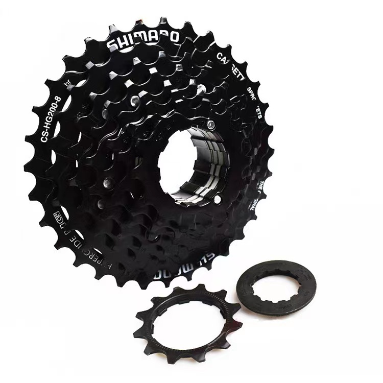 SHIMANO喜玛诺CS-HG200-8飞轮8速山地自行车卡式飞轮 12-32T