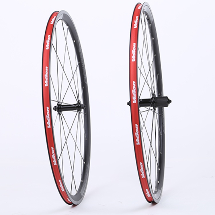 VISION公路自行车轮组前后滚珠花鼓700C轮毂骑行装备配件单车轮组