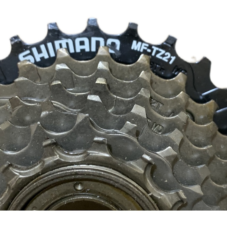 SHIMANO喜玛诺MF-TZ21 7速飞轮旋式14-28T变速塔轮山地自行车塔轮